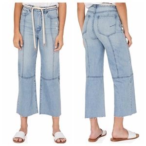 NWT Habitual High Rise Relaxed 90s Cord Tie Jeans